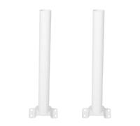 BAZEITFLOW 2pcs Solar Light Extension Mounting Arms Diameter Weatherproof Street Light Brackets for Outdoor Lamp Posts Urban and Rural Road Lighting Accessories