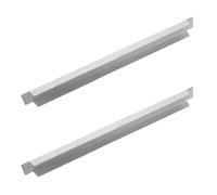 BAZEITFLOW 2pcs Stainless Steel Steam Table Adapter Bars Hotel Pan Divider Rods for Full Fractional Pans Commercial Food Service Support Bars for Catering and Restaurant Use