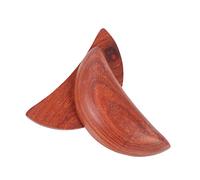 BAZEITFLOW 2pcs Taoist Divination Cups Crescent Shaped Sacred Feng Shui Holy Tools with Carved Dragon Patterns for Home Altar Decoration