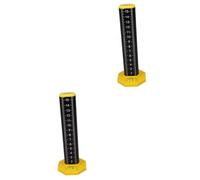 BAZEITFLOW 2pcs Tiling Level Tool Magnetic Base High Precision Ceiling Leveling Ruler Lightweight Floor Tile Position Gauge for Easy Installation Versatile Tiling System for Accurate
