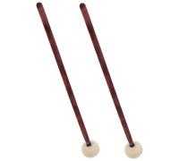 BAZEITFLOW 2pcs Timing Hammer Wooden Felt Drum Stick for Adult Beginner Professional Percussion Drumsticks Ergonomic Handle for Practice