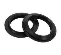 BAZEITFLOW 2pcs Toilet Tank Replacement Rubber Seal Gaskets Flush Valve Washer Leak Prevention Replacement Parts for Bathroom and Rv Toilets