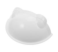 BAZEITFLOW 2pcs Toilet Urine Diverter Guard Splash Shield for Squat Toilets Anti-splash White Bathroom Protector for Elderly Disability Home Care