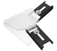 BAZEITFLOW 2pcs Transparent Bench Grinder Eye Guard Shield Plastic Protective Dust Cover for Power Tool Safety Easy Installation Dust Shroud for Grinding Work