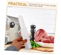 BAZEITFLOW 2pcs Versatile Meat Grinder Tamper Rod Plastic Fermentation Insert Tool for Home Kitchen Efficient Feeding and Pushing Accessory for Sausage Making Food Mixing Egg Beating Compact