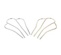 BAZEITFLOW 2Pcs Vintage Hairpin Hair Comb Stick 3.73X1.57X0.12In Easy to Slide into Bun Lightweight Design for Prom Night out Acetate Sheet Material