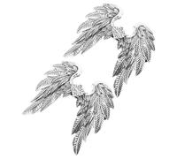 BAZEITFLOW 2pcs Vintage Viking Hair Clips Wings for Women Gothic Retro Barrettes for Halloween Costumes and Medieval Renaissance Festivals