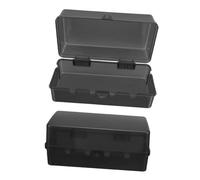 BAZEITFLOW 2pcs Weatherproof Power Strip Box with Lockable Outlet Cover Rainproof Socket Protective Case for Electric Car Charging Portable Outdoor Electrical Control Box for Street and