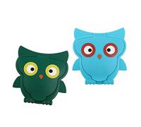 BAZEITFLOW 2pcs Wet Wipes Cover Owl Cartoon Reusable Tissue Lid Cover for Portable Home Use