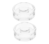 BAZEITFLOW 2pcs Wide Mouth Glass Fermentation Weights for Pickling and Canning Solid Glass Pickle Weights for Home Fermenting Consistent Pressure Easy to Clean Fit for Wide Mouth Mason Jars