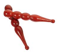 BAZEITFLOW 2pcs Wooden Foot Massage Stick Traditional Thai Reflexology Tools for Hands and Feet Pressure Relief Ergonomic Design for Relaxation and Improved Circulation