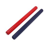 BAZEITFLOW 2pcs Wooden Rhythm Sticks 20cm Music Percussion Instruments for Toddlers Boys and Girls Educational Toys Red and Blue