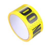 BAZEITFLOW 2Rolls Do Not Enter Safety Tape PVC Warning Tape Industrial Strength Self Adhesive Sticker for Walls Floors Equipment Wear-resistant Yellow for Areas