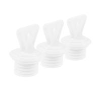 BAZEITFLOW 3 Pcs Hot Water Bottle Rubber Stopper Sealing Plugs 22.5mm Cross Shape Reusable Plastic Caps for Hot Water Sacks Portable Replacement Accessories
