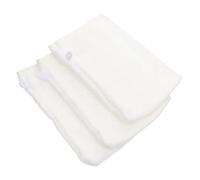 BAZEITFLOW 3 Pieces Facial Cleaning Gloves Makeup Remover Mitts White Microfiber Shower Gloves for Gentle Face Washing and Bath Exfoliating in Personal Care