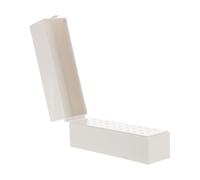 BAZEITFLOW 30-hole Nail Drill Bit Case Storage Box Manicure Drill Bit Organizer with Paper Box for Acrylic Nail Tools Professional Art Storage