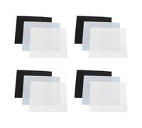 BAZEITFLOW 30 Pieces Microfiber Cleaning Cloths Set 15x18cm, Lint-Free Multi- for Delicate Surfaces, Screens, and Household Use