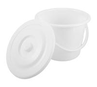 BAZEITFLOW 3000ml Portable Plastic Urinal Bucket with Measurement Scale, Handle and Lid - Household Medical Urine Container for Seniors, Hospital, and Home Care