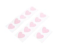 BAZEITFLOW 30Pcs Heart-Shaped Wound Bandages Adhesive Plasters for Bleeding Stop and Healing PE Material Breathable and Water-Resistant Patches for Outdoor and Emergency Use