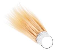 BAZEITFLOW 30pcs Human Hair Test Strands Kit Natural Hair Color Samples for Salon Hairdressing Color Testing and Analysis Professional Cosmetology Supplies