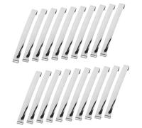 BAZEITFLOW 30pcs Metal Barrettes Clips DIY Hair Clip Parts Sturdy French Barrette Pins for Women Teens Handmade Accessories Craft Supplies