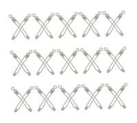 BAZEITFLOW 30pcs Reusable Silicone Cable Ties with Hanging Stretchy Elastic Wire Organizer Straps for Electronic Accessories Cord Fasteners for Home Office Travel Cable Management
