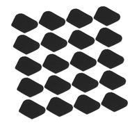 BAZEITFLOW 32pcs Non Slip Guitar Pick Grips Black Rubber Self Adhesive Stick Dropping Holders for Electric Acoustic Guitars Easy Installation and Secure Control