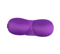 BAZEITFLOW 3d Contoured Sleep Mask Set 2pcs Purple and Black, Lightweight Breathable Night Eyeshade with Adjustable Strap for Travel, Work, and Rest