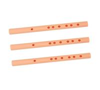 BAZEITFLOW 3pcs Abs Plastic Flute Set with Membrane Hole a Key Small Clarinet Children Flute for Beginners Kids Musical Instrument Practice