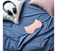BAZEITFLOW 3pcs Adjustable Satin Sleep Mask for Men Women Teens Breathable Light Blocking Eye Shades with Cooling Ice Pack Insert Comfortable Travel Sleep Patches for Adults and Night Rest