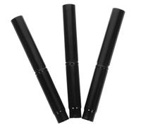 BAZEITFLOW 3pcs Black Eyebrow Brush and Eyelash Comb Wands Short Handle Mini Portable Eye Makeup Tools for Precision Brow Grooming and Lash Definition