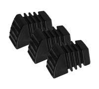 BAZEITFLOW 3pcs Drum Rack Rubber Feet Covers Non-slip Drum Leg Protectors High-strength Rubber Pads for Stability and Friction Reduction Easy to Install for Drummers and Music Bands