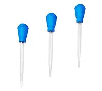 BAZEITFLOW 3Pcs Fish Tank Cleaning Droppers with Scale Practical Aquarium Water Changers for Dirt and Residual Feed Removal Lightweight Compact Siphon for Small Aquariums Maintenance
