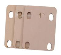 BAZEITFLOW 3Pcs Guitar Neck Shims Durable Bass Neck Shims for Guitar Repair Essential Guitar Accessories for Improved Sound Quality