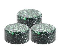 BAZEITFLOW 3pcs Guitar Pedal Footswitch Button Caps Wide Plastic Nail Covers Anti-slip Protector for Stompbox Effects Pedals Suitable for Most Brands in Ink Green
