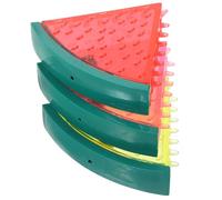 BAZEITFLOW 3pcs Interactive Watermelon Shaped Dog Chew for Strong Chewers, Made of Sturdy Tpr Material, Stress Reduction and Controls Destructive Behaviour, for Summer Days