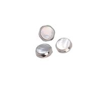 BAZEITFLOW 3pcs Key White Saxophone Finger Chart Button Saxophone Key Pad