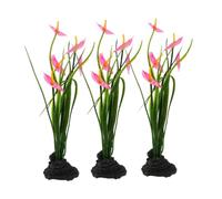 BAZEITFLOW 3pcs Lifelike Artificial Flower Ornaments for Sushi Plate Decoration Portable Cold Dish Adornments Japanese Style Sashimi Plate Accessories for Dining and Home Use