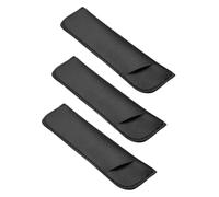 BAZEITFLOW 3pcs Lightweight Portable Pu Tuning Fork Covers round Shape and Creative Appearance Suitable for Sound Healing and Instrument Storage