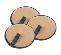 BAZEITFLOW 3pcs Soft Makeup Powder Puff Facial Cleaning Pads Reusable Makeup Remover Sponges for Women Lightweight Cosmetic Supplies for Daily Skincare Random Color
