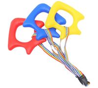 BAZEITFLOW 3pcs Walking Rope with Handles, Elastic Safety Leash for Outdoor Use, Anti-Lost Rope for School Trips and Spring Autumn Walks Random Color