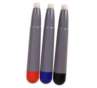 BAZEITFLOW 3Pcs Whiteboard Stylus Pens with Felt Tips High Sensitivity Capacitive Touch Screen Stylus for Tablets Mobile Phones Electronic Devices Red Blue Black