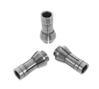 BAZEITFLOW 3pcs Wind-moving Grinder Fixture Rotary Tool Collets Industries Die Grinder Collet Chuck Collet for Die Grinder Collet Fitting Collet for Grinding Machine Metal Collet Alloy Black