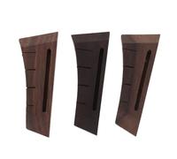 BAZEITFLOW 3pcs Wood Ukulele Bridge Curved Saddle Kit for String Ukuleles Acoustic Guitar Part Easy to Install for Stage Performance Practice and Daily Use