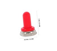 BAZEITFLOW 4 Pcs Silicone Toggle Switch Caps Dustproof Protective Cover for Vertical Toggle Knob Dashboard Use Easy Installation Guard