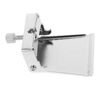 BAZEITFLOW 4 String String Banjo Tailpiece Bridge Plate Durable Silver Replacement Parts for Guitar DIY Improved Tone Easy Installation