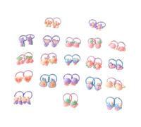 BAZEITFLOW 40pcs Seamless Hair Ties for Soft Elastic Hair Bands for Boy Girl Parties Weddings and Ceremonies
