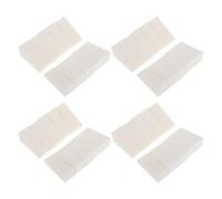 BAZEITFLOW 40Pcs Triangle Makeup Sponges Set, Soft Mini Foundation and Blush Applicator Wedges for Face Painting, Eye Shadow, and Nail Art Cosmetic Tools for Women