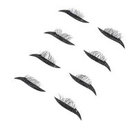 BAZEITFLOW 4pairs Glitter Eyeliner Sticker and Eyelash Tape Adhesive Eye Line Strip Stickers for Women Quick Application Eye Makeup for Parties and Daily Wear