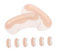 BAZEITFLOW 4pairs Silicone Heel Pads for Women High Heel Protectors Prevent Slipping Blisters Adhesive Backing for Shoes